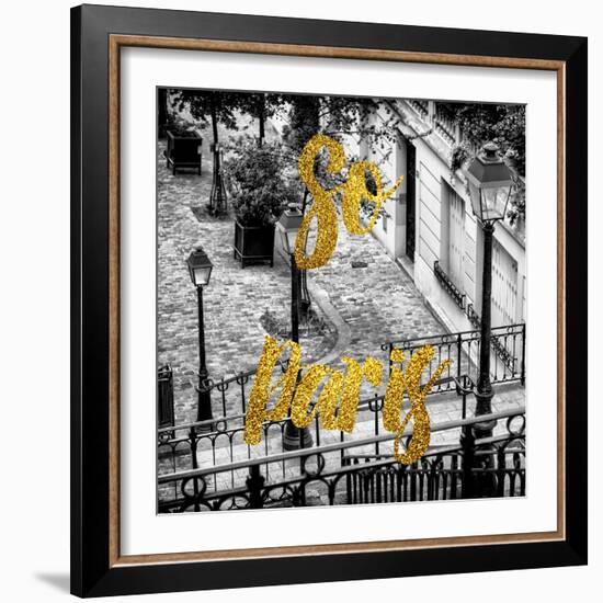 Paris Fashion Series - So Paris - Montmartre Street-Philippe Hugonnard-Framed Photographic Print