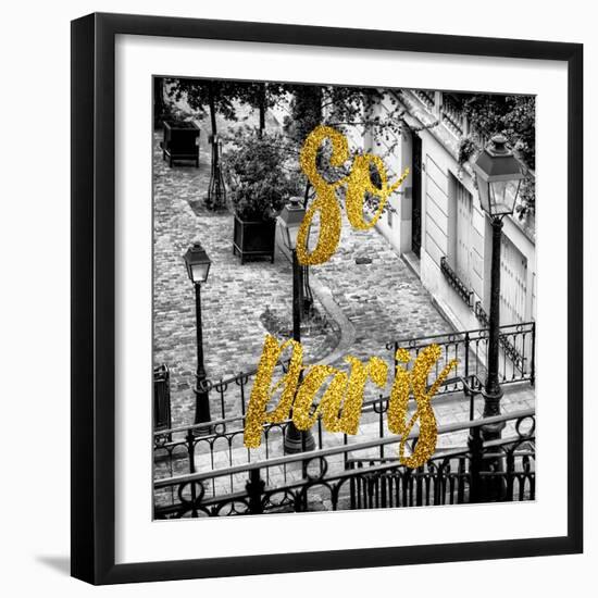 Paris Fashion Series - So Paris - Montmartre Street-Philippe Hugonnard-Framed Photographic Print