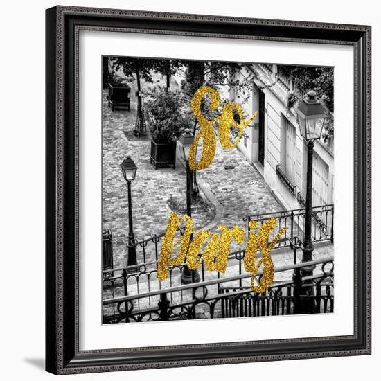 Paris Fashion Series - So Paris - Montmartre Street-Philippe Hugonnard-Framed Photographic Print