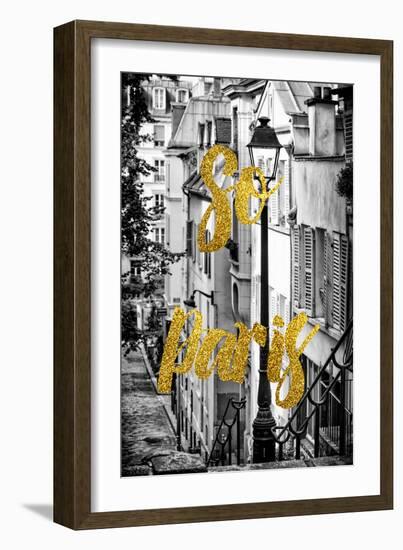 Paris Fashion Series - So Paris - Montmartre-Philippe Hugonnard-Framed Photographic Print