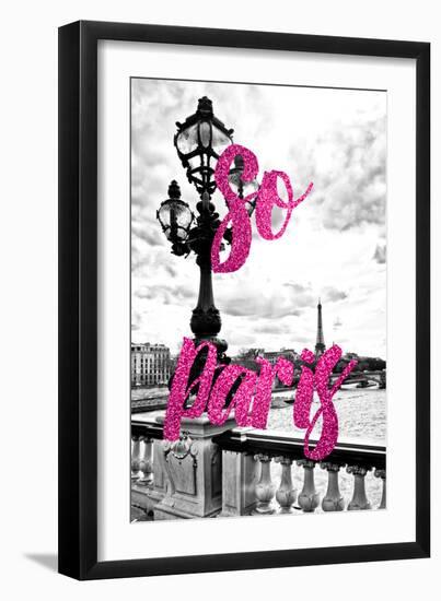 Paris Fashion Series - So Paris - Parisian Lamppost II-Philippe Hugonnard-Framed Photographic Print