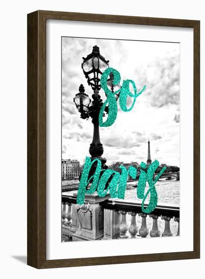 Paris Fashion Series - So Paris - Parisian Lamppost III-Philippe Hugonnard-Framed Photographic Print