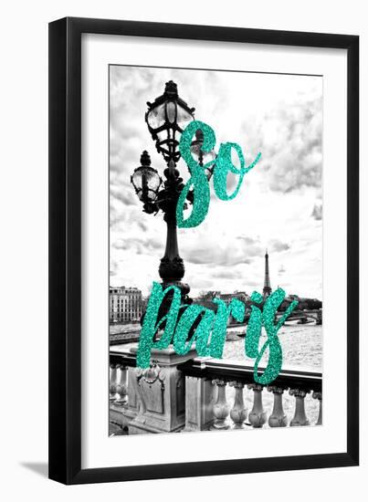 Paris Fashion Series - So Paris - Parisian Lamppost III-Philippe Hugonnard-Framed Photographic Print