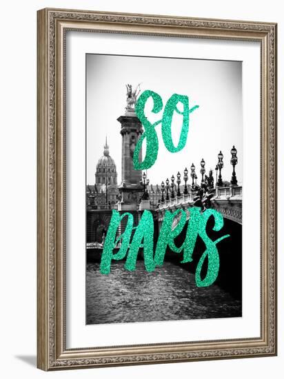 Paris Fashion Series - So Paris - Pont Alexandre III-Philippe Hugonnard-Framed Photographic Print