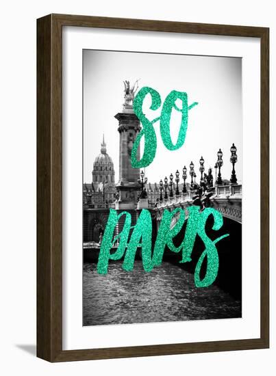 Paris Fashion Series - So Paris - Pont Alexandre III-Philippe Hugonnard-Framed Photographic Print