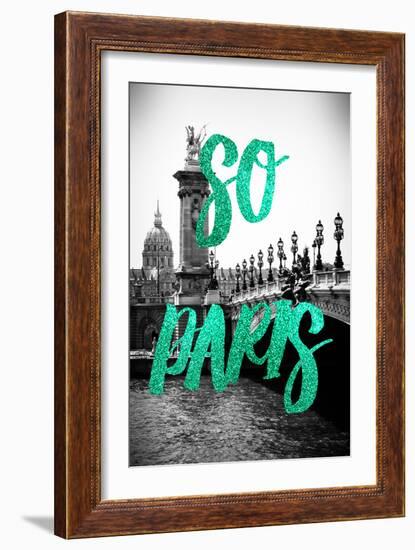 Paris Fashion Series - So Paris - Pont Alexandre III-Philippe Hugonnard-Framed Photographic Print