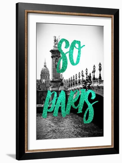 Paris Fashion Series - So Paris - Pont Alexandre III-Philippe Hugonnard-Framed Photographic Print