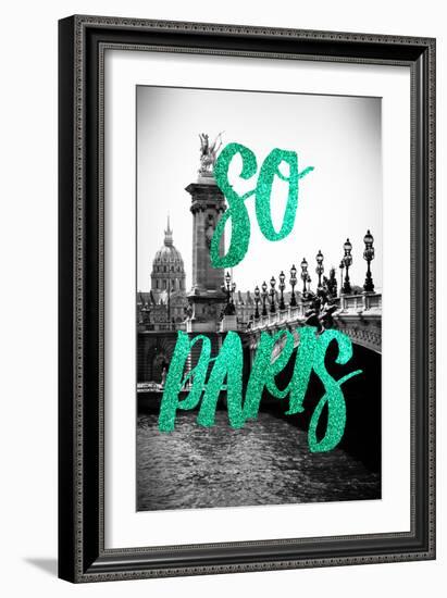 Paris Fashion Series - So Paris - Pont Alexandre III-Philippe Hugonnard-Framed Photographic Print