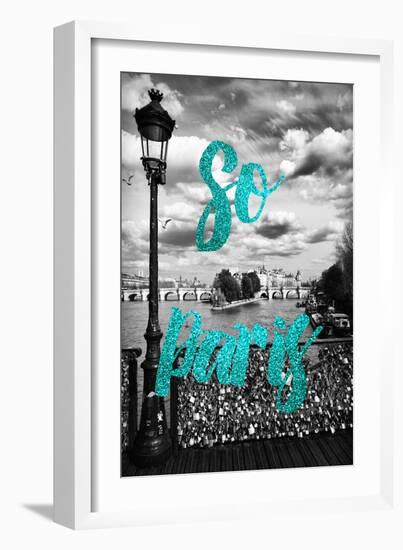 Paris Fashion Series - So Paris - Pont des Arts II-Philippe Hugonnard-Framed Photographic Print