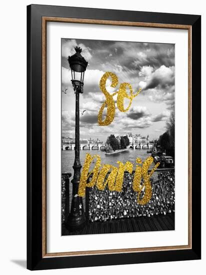 Paris Fashion Series - So Paris - Pont des Arts-Philippe Hugonnard-Framed Photographic Print