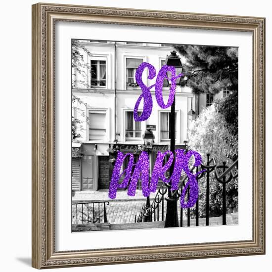 Paris Fashion Series - So Paris - Staircase Montmartre II-Philippe Hugonnard-Framed Photographic Print