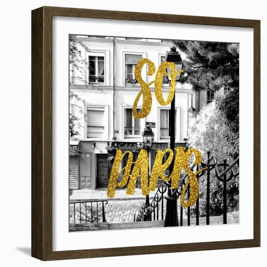 Paris Fashion Series - So Paris - Staircase Montmartre-Philippe Hugonnard-Framed Photographic Print