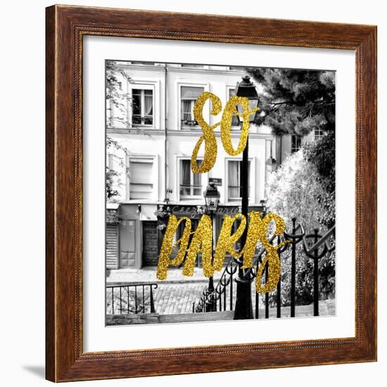 Paris Fashion Series - So Paris - Staircase Montmartre-Philippe Hugonnard-Framed Photographic Print