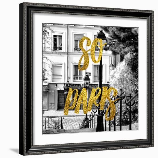 Paris Fashion Series - So Paris - Staircase Montmartre-Philippe Hugonnard-Framed Photographic Print