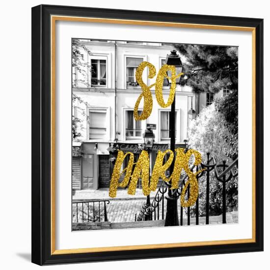 Paris Fashion Series - So Paris - Staircase Montmartre-Philippe Hugonnard-Framed Photographic Print