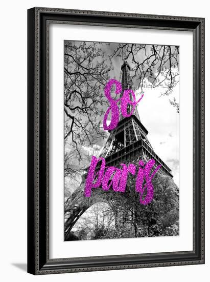 Paris Fashion Series - So Paris - The Eiffel Tower II-Philippe Hugonnard-Framed Photographic Print