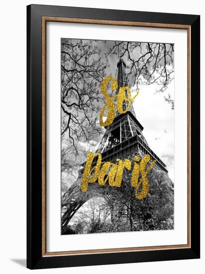Paris Fashion Series - So Paris - The Eiffel Tower-Philippe Hugonnard-Framed Photographic Print