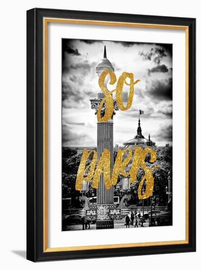 Paris Fashion Series - So Paris-Philippe Hugonnard-Framed Photographic Print