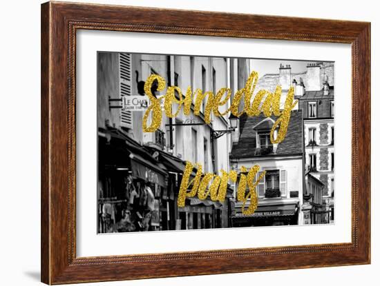 Paris Fashion Series - Someday Paris - Montmartre-Philippe Hugonnard-Framed Photographic Print