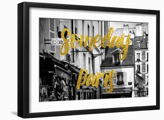 Paris Fashion Series - Someday Paris - Montmartre-Philippe Hugonnard-Framed Photographic Print