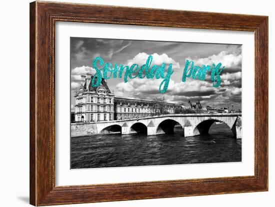 Paris Fashion Series - Someday Paris - The Louvre III-Philippe Hugonnard-Framed Photographic Print