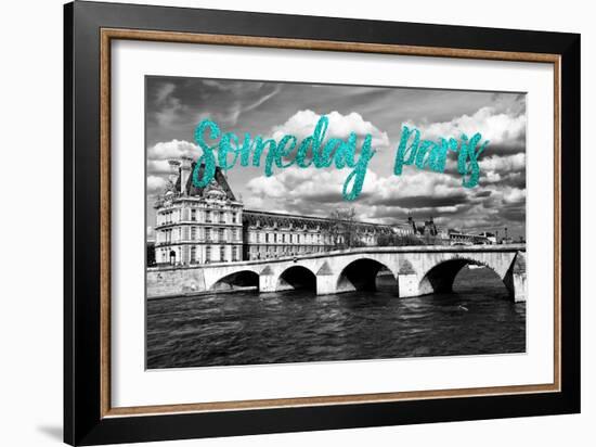 Paris Fashion Series - Someday Paris - The Louvre III-Philippe Hugonnard-Framed Photographic Print