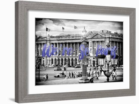 Paris Fashion Series - We're So Paris - Place de la Concorde II-Philippe Hugonnard-Framed Photographic Print