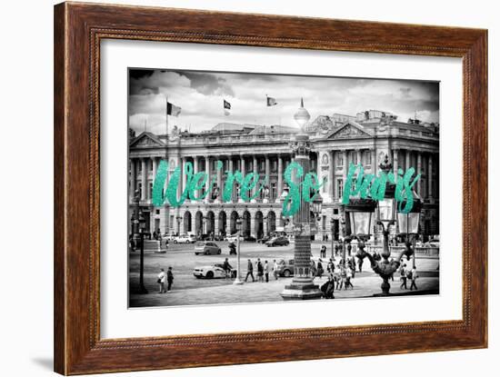 Paris Fashion Series - We're So Paris - Place de la Concorde IV-Philippe Hugonnard-Framed Photographic Print