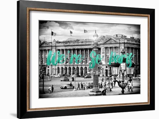 Paris Fashion Series - We're So Paris - Place de la Concorde IV-Philippe Hugonnard-Framed Photographic Print