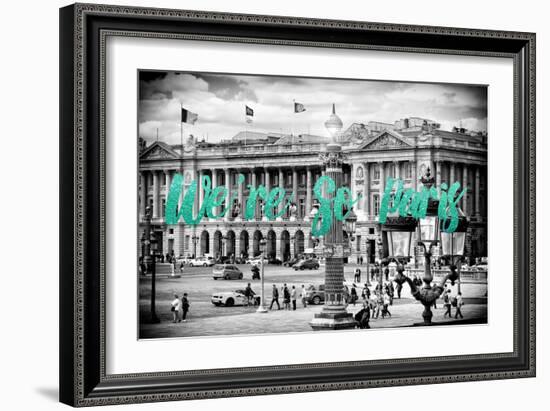 Paris Fashion Series - We're So Paris - Place de la Concorde IV-Philippe Hugonnard-Framed Photographic Print