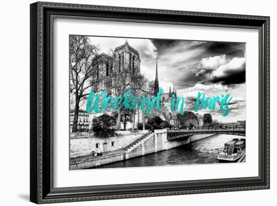 Paris Fashion Series - Weekend in Paris - Notre Dame Cathedral IV-Philippe Hugonnard-Framed Photographic Print