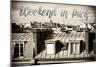 Paris Fashion Series - Weekend in Paris - View of Roofs II-Philippe Hugonnard-Mounted Photographic Print