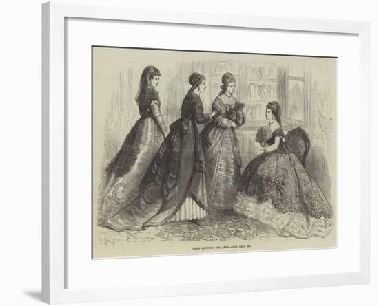 Paris Fashions for April-null-Framed Giclee Print