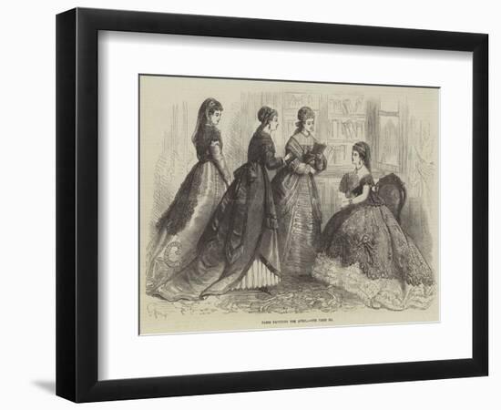 Paris Fashions for April-null-Framed Giclee Print