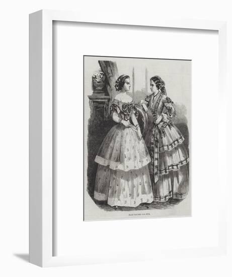 Paris Fashions for June-null-Framed Giclee Print