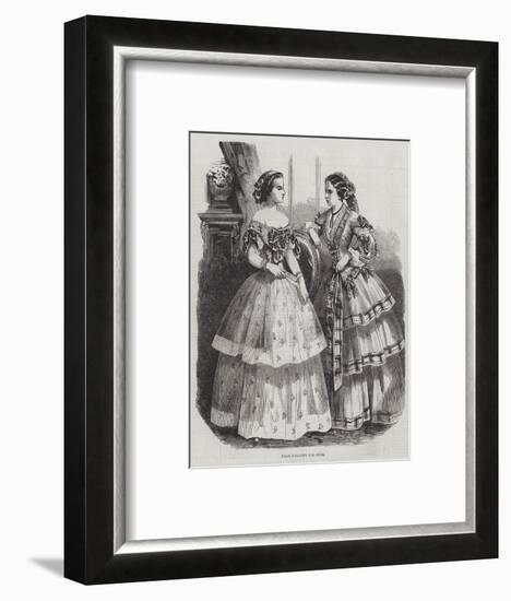 Paris Fashions for June-null-Framed Giclee Print