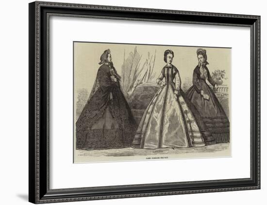 Paris Fashions for May-null-Framed Giclee Print