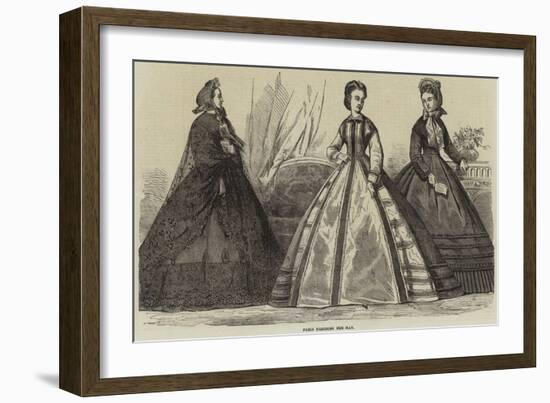 Paris Fashions for May-null-Framed Giclee Print