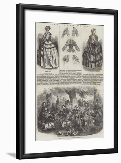 Paris Fashions for May-null-Framed Giclee Print