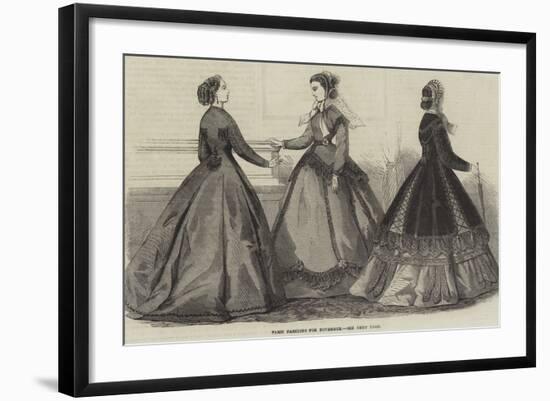 Paris Fashions for November-null-Framed Giclee Print