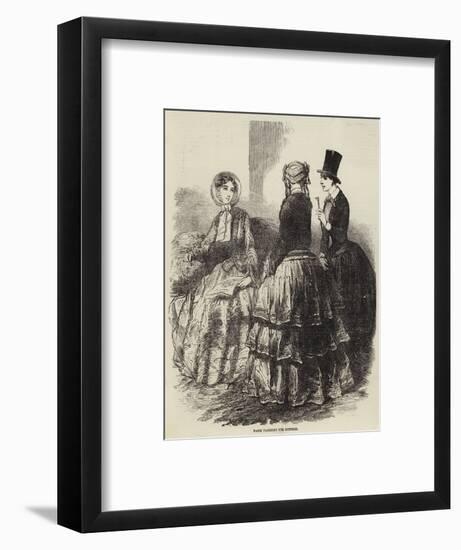 Paris Fashions for October-null-Framed Giclee Print