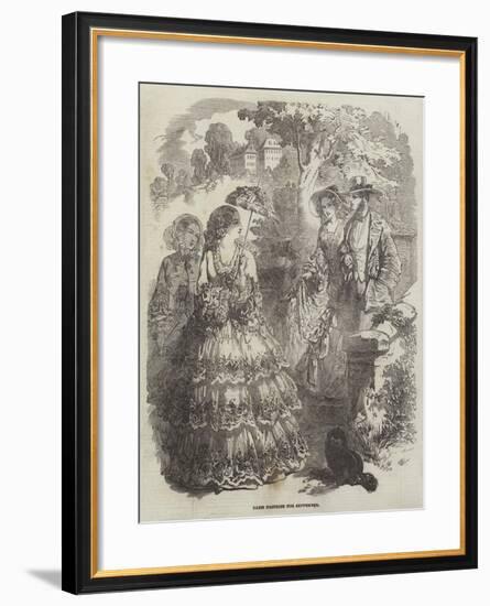 Paris Fashions for September-null-Framed Giclee Print