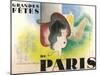 Paris Festval Poster-null-Mounted Art Print