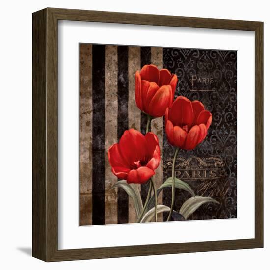 Paris Fleurs I-Conrad Knutsen-Framed Art Print