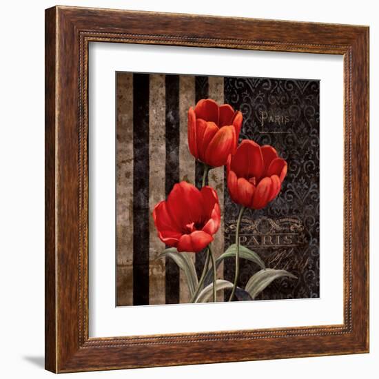 Paris Fleurs I-Conrad Knutsen-Framed Art Print