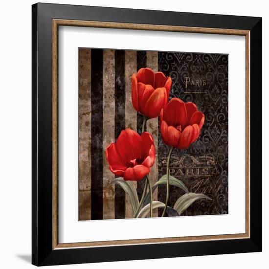 Paris Fleurs I-Conrad Knutsen-Framed Art Print