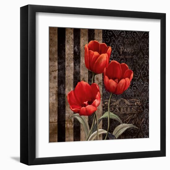 Paris Fleurs I-Conrad Knutsen-Framed Art Print