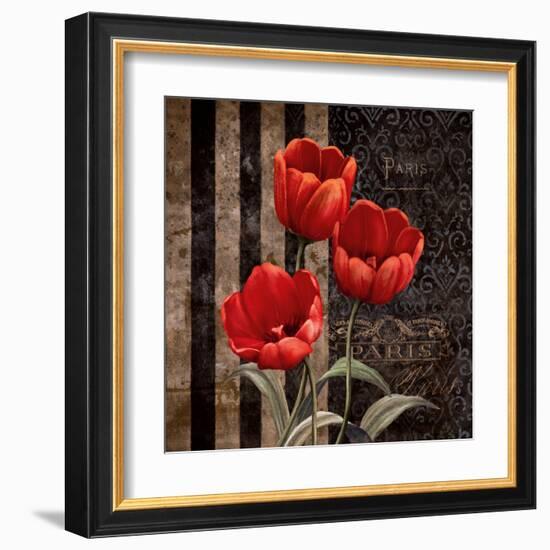 Paris Fleurs I-Conrad Knutsen-Framed Art Print