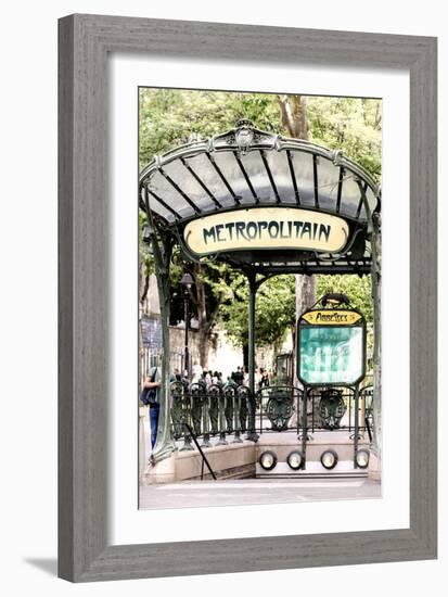 Paris Focus - Abbesses Metro-Philippe Hugonnard-Framed Photographic Print