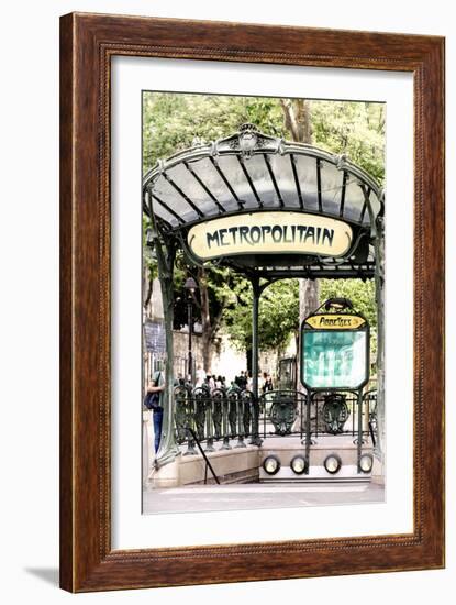 Paris Focus - Abbesses Metro-Philippe Hugonnard-Framed Photographic Print